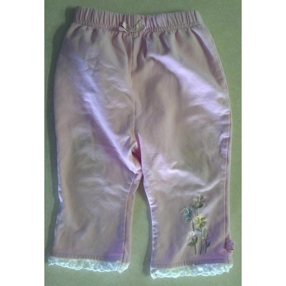 Girl's Size 9 M Months 3 Piece Outfit White Cardigan, Elephant Top & Pants - Picture 7 of 9